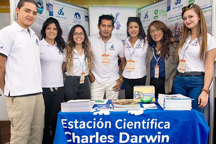 Equipo de la Fundación Charles Darwin en los Premios Latinoamérica Verde 2018