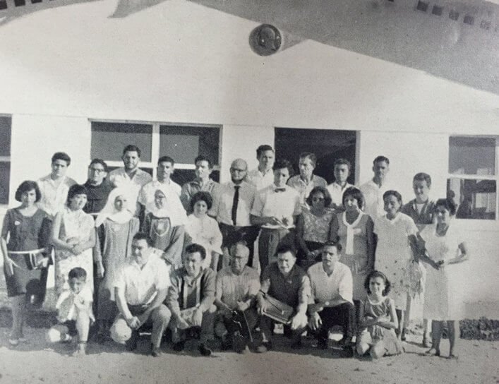 Galapagos teachers participating in Natural History Course organised by CDRS in 1966. Photograph by Tjitte de Vries.