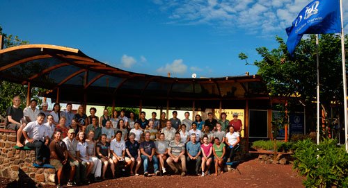 Asistentes al Taller sobre Philornis Downsi en Galápagos