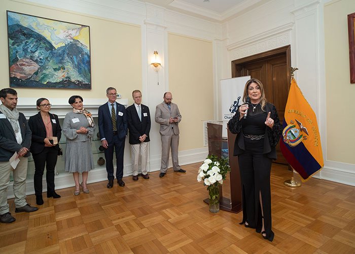 Embajadora de Ecuador en Estados Unidos, Ivonne Baki. Foto: Juan Manuel García, FCD.