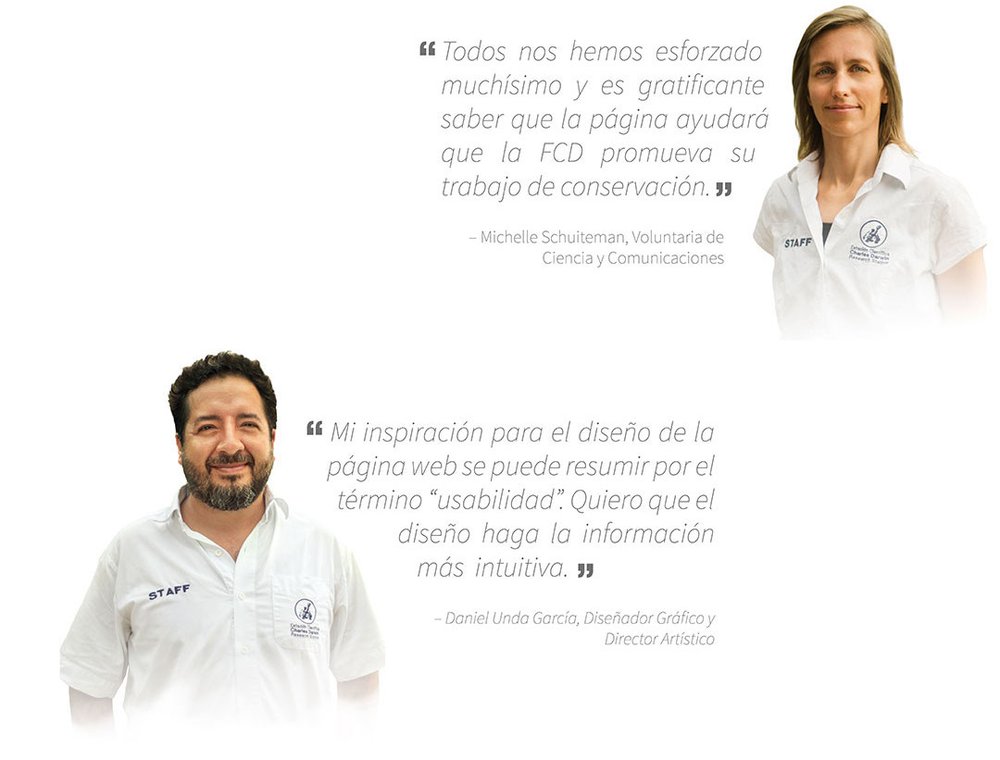 Michelle Schuiteman (arriba) y Daniel Unda García (abajo)