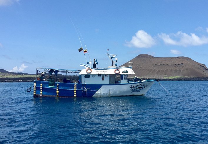 Our home for the week: fishermen’s boat, “Yualka II”.