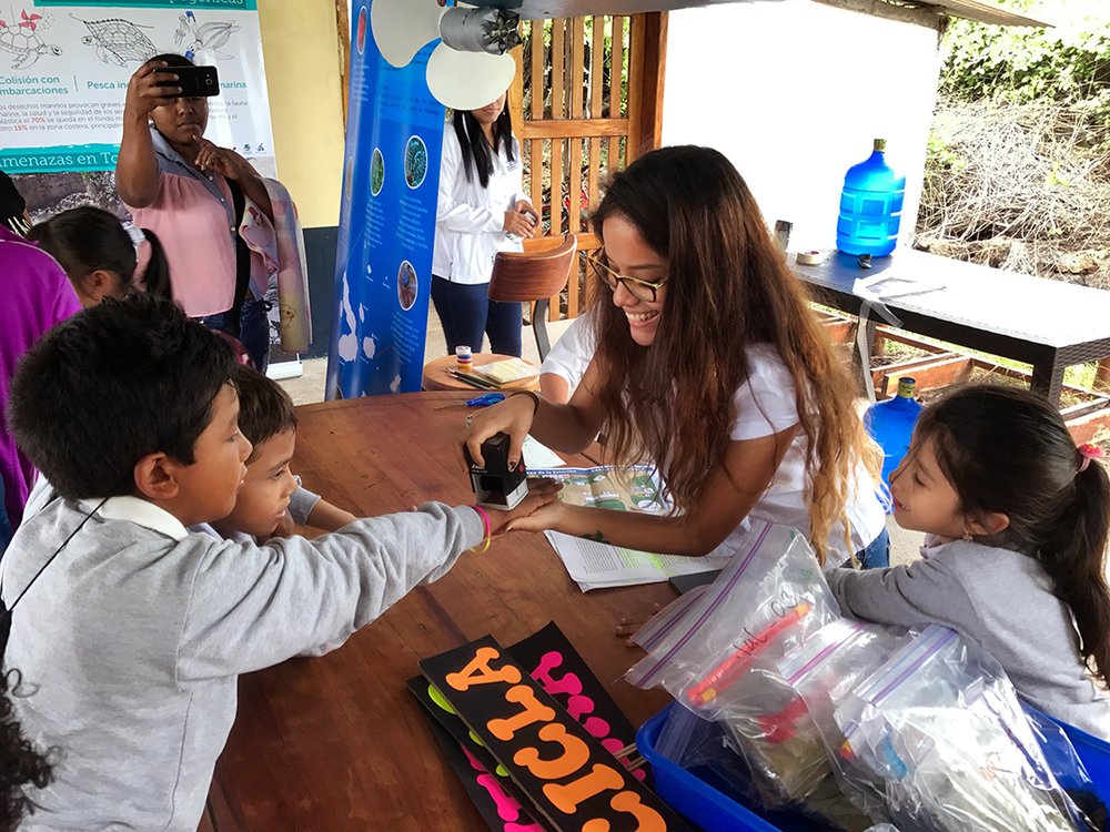 Patricia at the Open House of the CDRS in 2017.