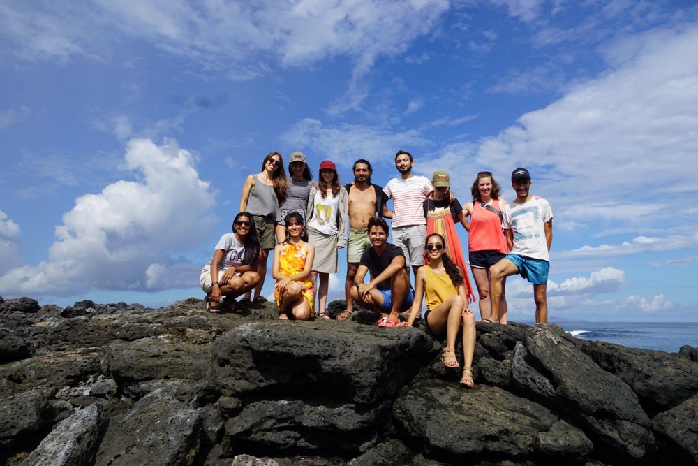 Some of the other volunteers and I on a trip to Playa de los Perros one Sunday.