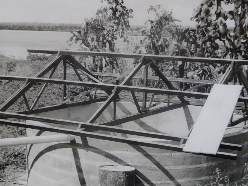 Starting the construction of the first building