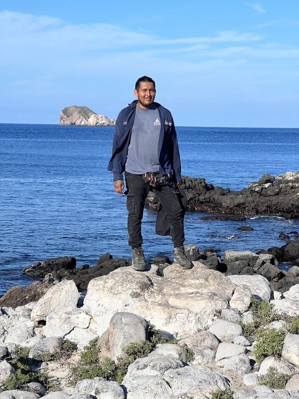 Yo en una salida de campo.